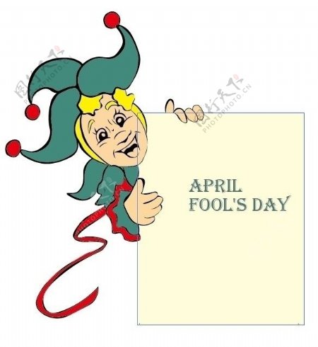 愚人节小丑海报Aprilfool39sday图片