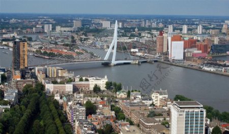 荷兰鹿特丹市景一角图片