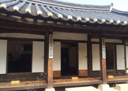 韩国民俗风情建筑图片