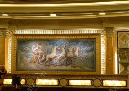 凯撒皇宫赌场酒店壁画图片