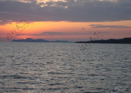 日落海景图片