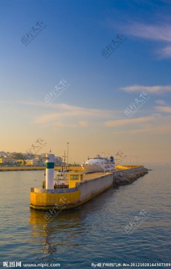 国外码头海景图片