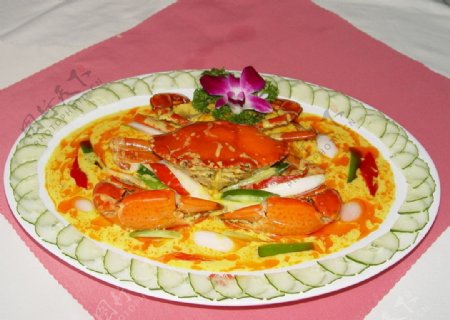 泰式皇牌咖喱蟹图片