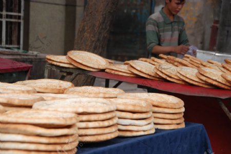 新疆烤饼图片