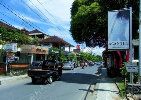 巴厘岛街道图片
