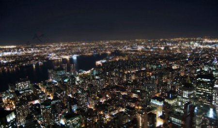 蒙特利尔夜景俯瞰图片