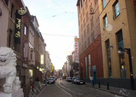 比利时唐人街图片
