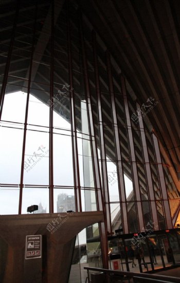 悉尼歌剧院玻璃窗图片