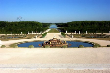 法国凡尔赛宫后花园图片