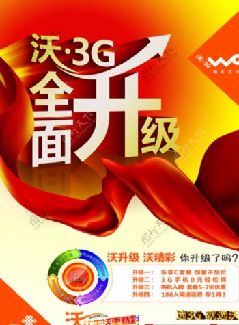 联通3G折页彩页图片