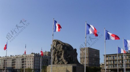 法国勒阿弗尔中心广场图片