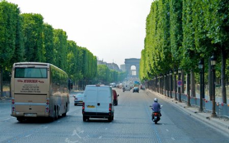 巴黎香榭麗大道图片