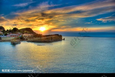 希腊的海岸图片