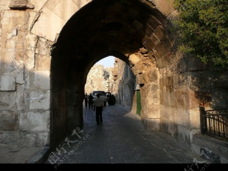 敘利亞大馬士革舊城區图片