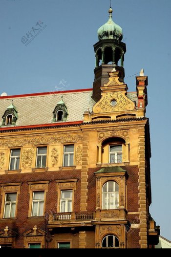 布拉格的旧式楼宇图片