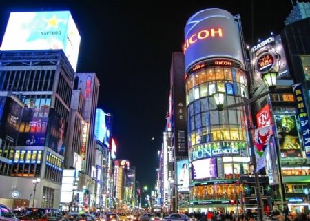 日本商业区图片