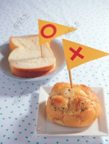 面包香肠面包西式面包0X图片素材图库