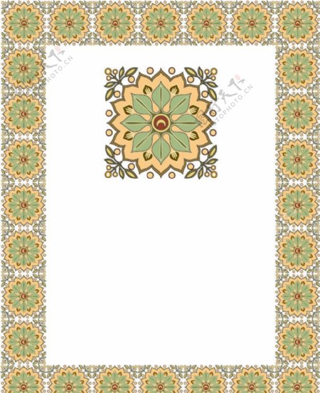 古典花纹花边框相框图片