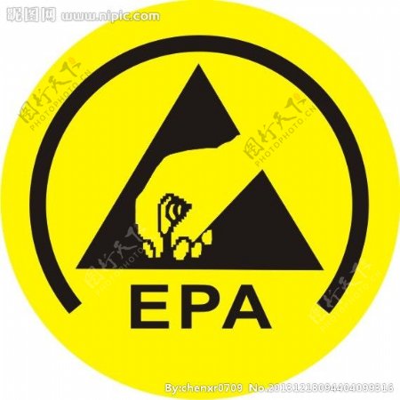 EPA静电标志标识图片