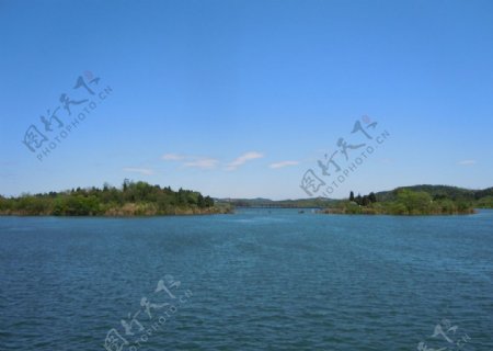 湖水景观图片