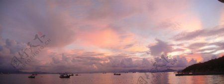外伶仃岛的清晨图片