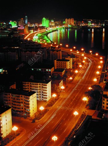 威海夜景图片