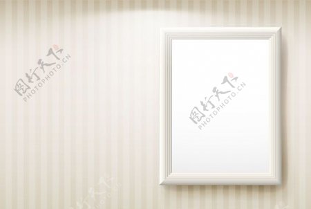 空白画框展板矢量素材图片