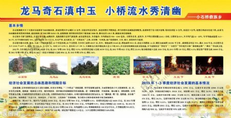 小石桥彝族乡宣传展板图片