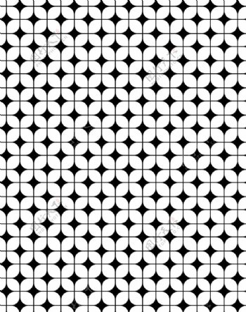 黑白几何移门图片