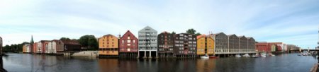 特隆赫姆全景特隆也姆挪威第三大城市挪威图片