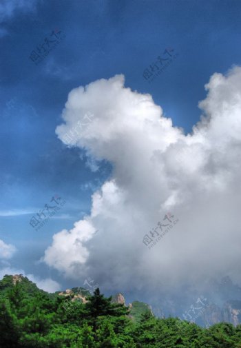 黄山云图片