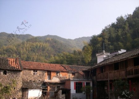 乡村村庄图片