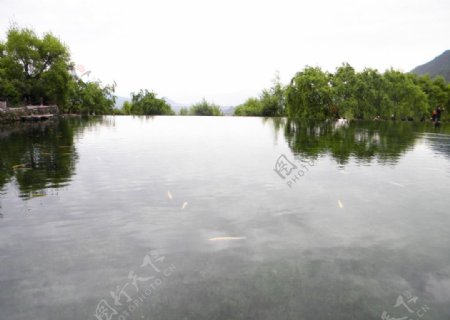 湖面风光图片