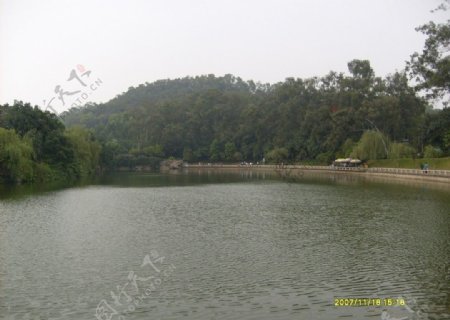公园水景图片