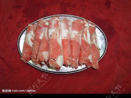牛肉卷火锅源料图片