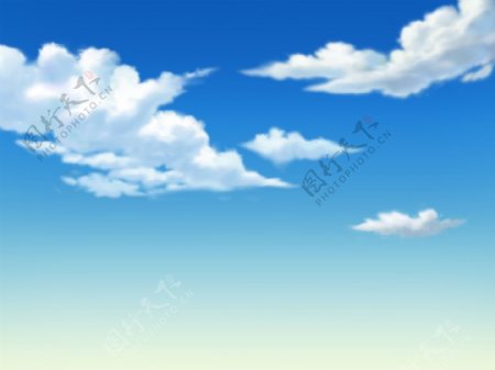 动画背景天空云图片