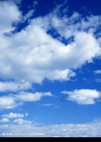 阳光蓝天白云清凉清爽美丽图片