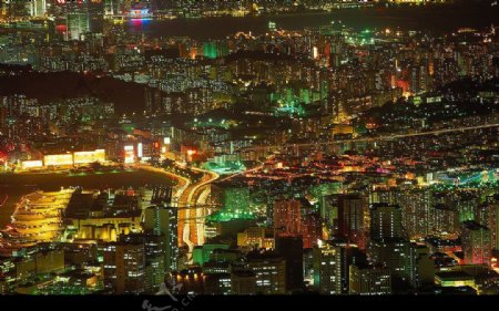 香港回归10周年夜景图片