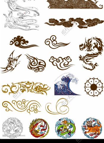 中国传统纹案图片