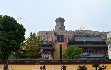 东林寺风景图片