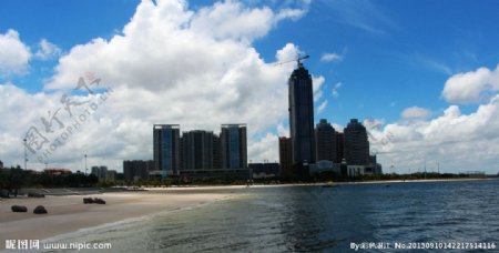 湛江金沙湾海滨浴场图片