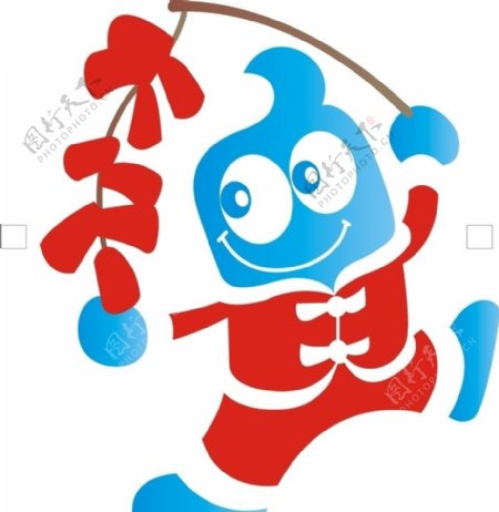 上海世博会吉祥物海宝新年装图片