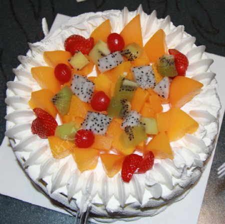 水果蛋糕生日蛋糕图片