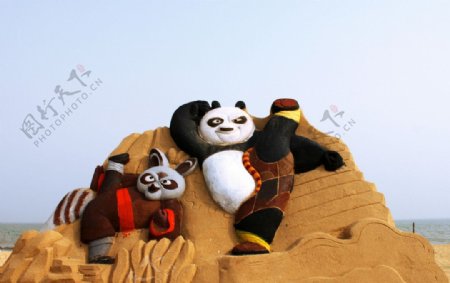 沙雕功夫熊猫图片
