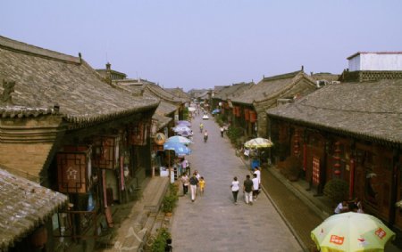 平遥古城街景图片