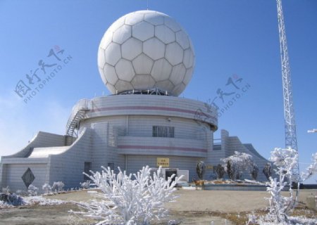 雷达站之冬图片