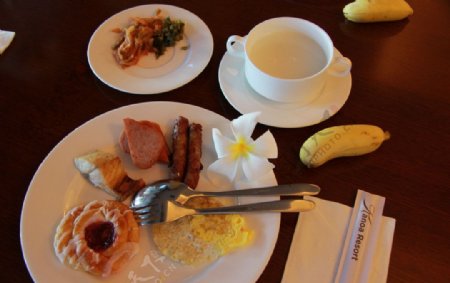 塞班岛美食早餐自助图片