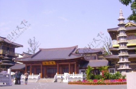 寺庙广场图片