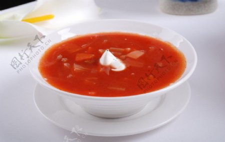 俄罗斯红菜汤图片