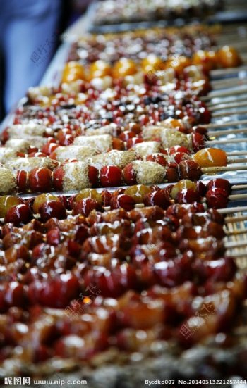 重庆瓷器口糖葫芦图片